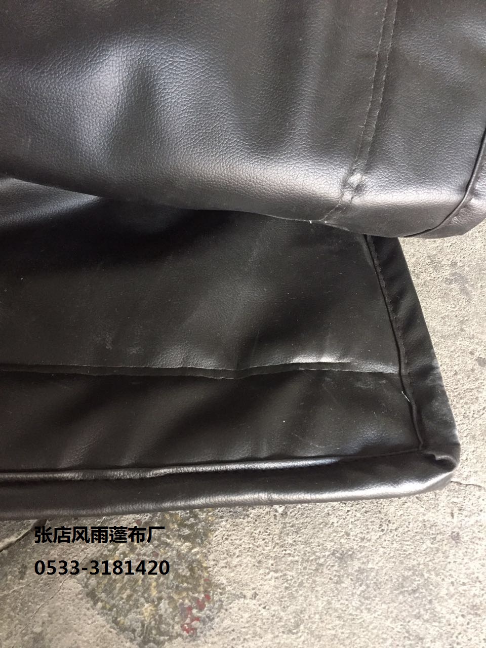 新产品 保温棉帘 黑色皮革棉帘