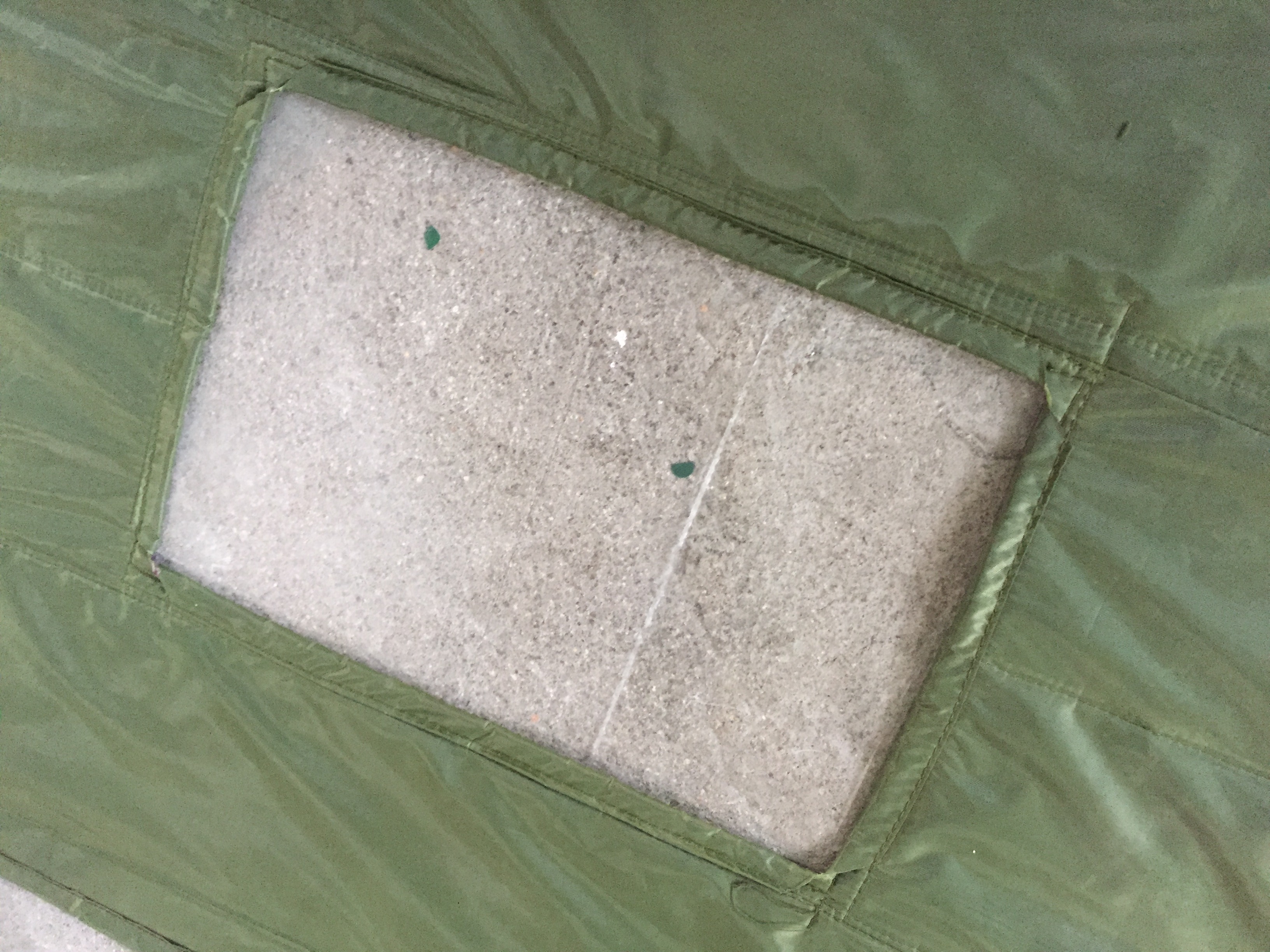 新产品 保温棉帘 军绿色