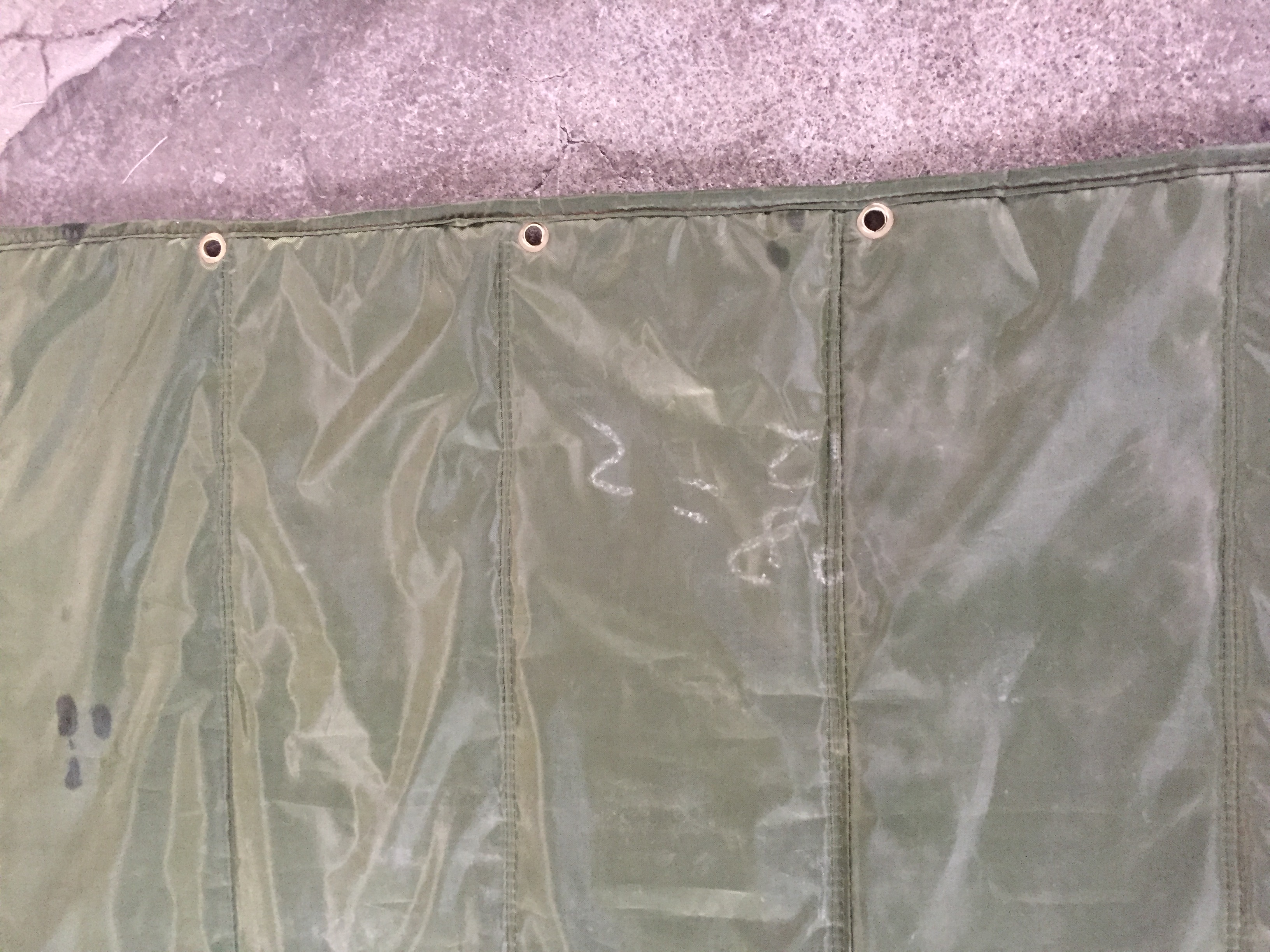 新产品 保温棉帘 军绿色