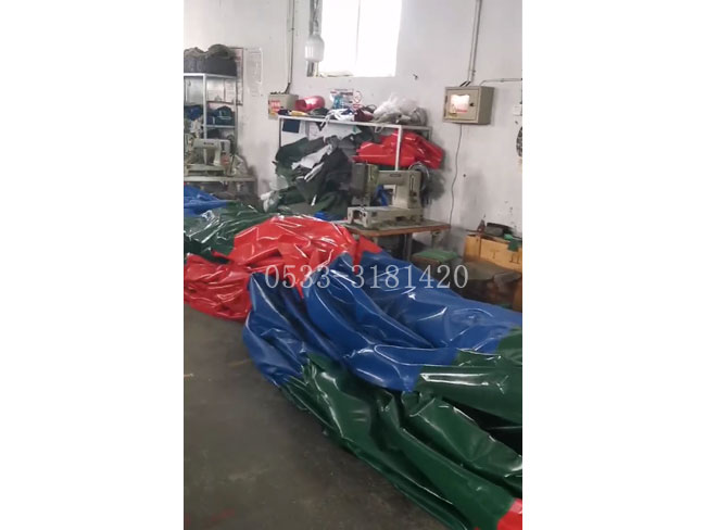 PVC刀刮篷布制作视频